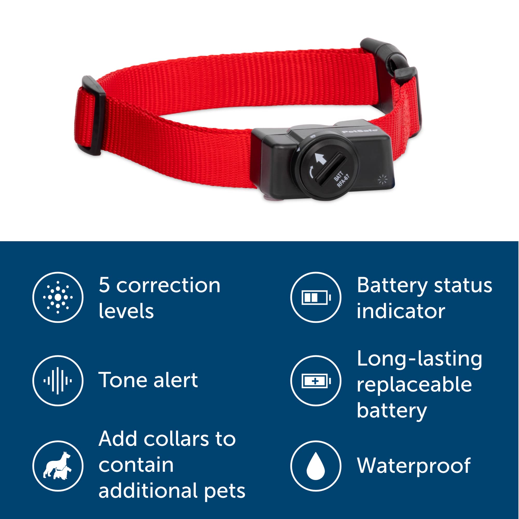 PetSafe Wireless Pet Fence - Covers up to 1/2 Acre for dogs 8lbs+ Tone/Static (8112442736878)